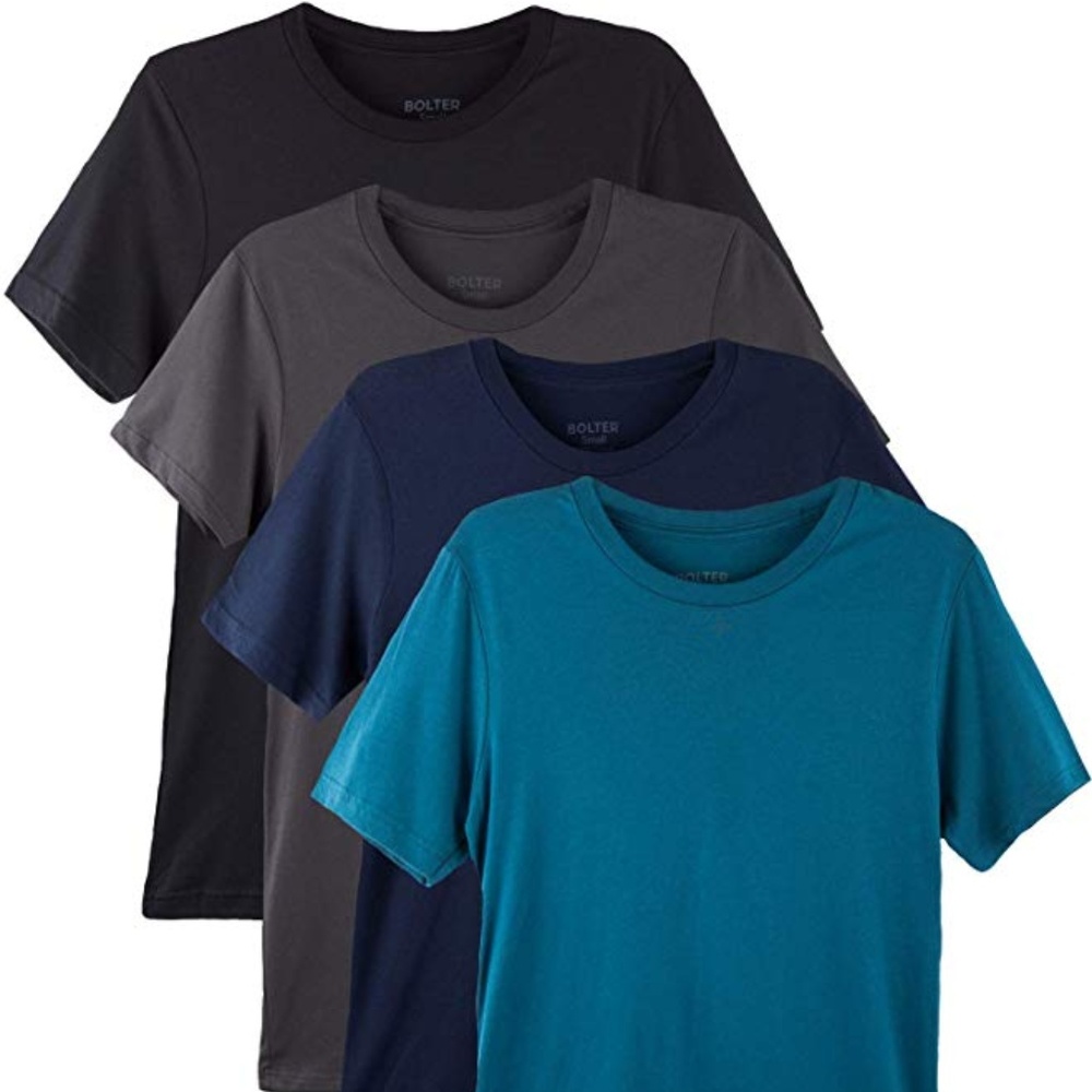 4 Pack NEW Mens Bolter T-Shirts Small European cut